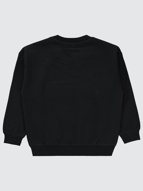 Batman Baskılı 6-9 Yaş Sweatshirt - Siyah