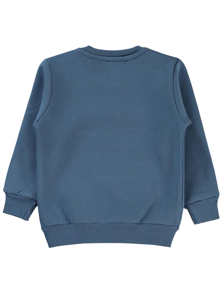 Tom And Jerry Baskılı 2-5 Yaş Sweatshirt - Mavi