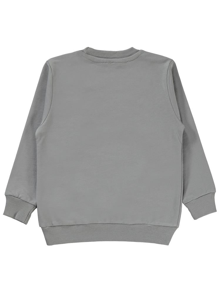 Ben10 Baskılı 2-5 Yaş Sweatshirt - Gri