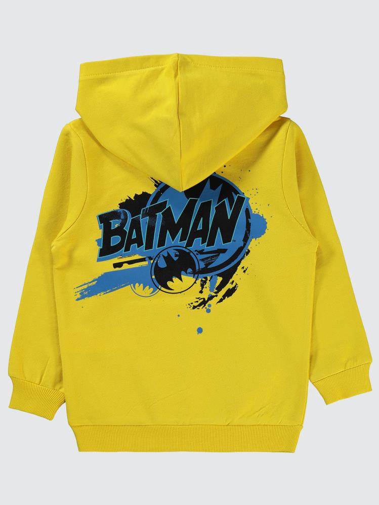 Batman Baskılı 2-5 Yaş Sweatshirt - Sarı