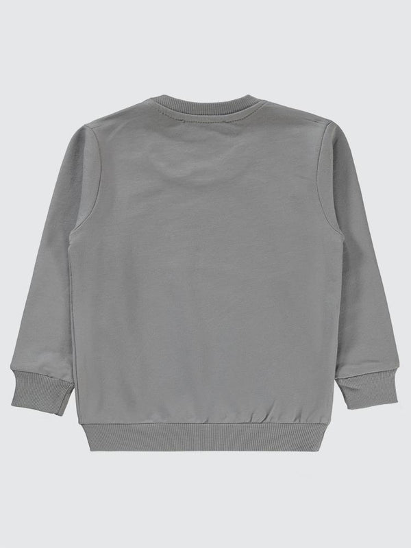 Ben10 Baskılı 2-5 Yaş Sweatshirt - Gri