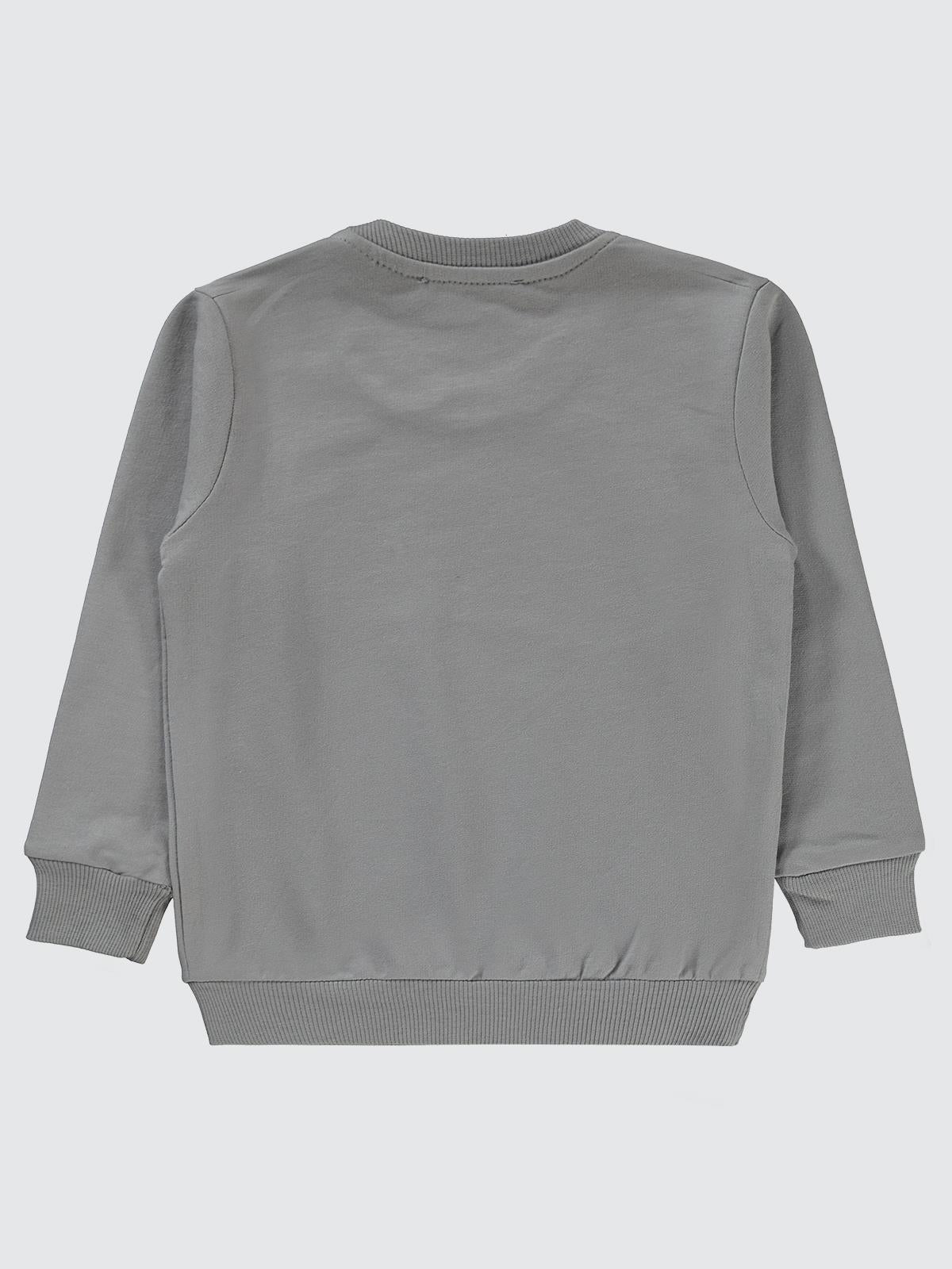 Ben10 Baskılı 2-5 Yaş Sweatshirt - Gri