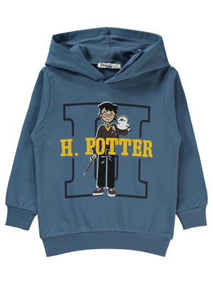 H Potter Baskılı 2-5 Yaş Sweatshirt - Mavi