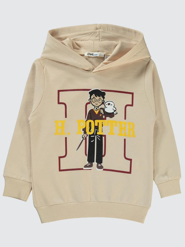 H Potter Baskılı 2-5 Yaş Sweatshirt - Gri
