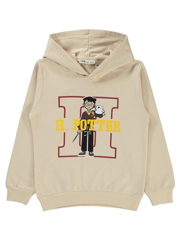 H Potter Baskılı 6-9 Yaş Sweatshirt - Gri