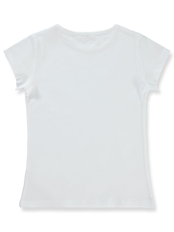 Civil Girls Basic 6-9 Yaş Tişört - Beyaz