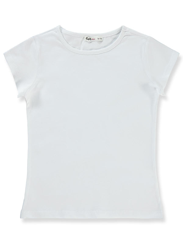 Civil Girls Basic 6-9 Yaş Tişört - Beyaz