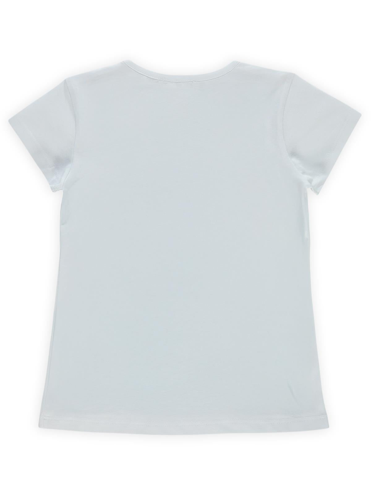 Civil Girls Pixcel Baskılı 6-9 Yaş Tişört - Beyaz