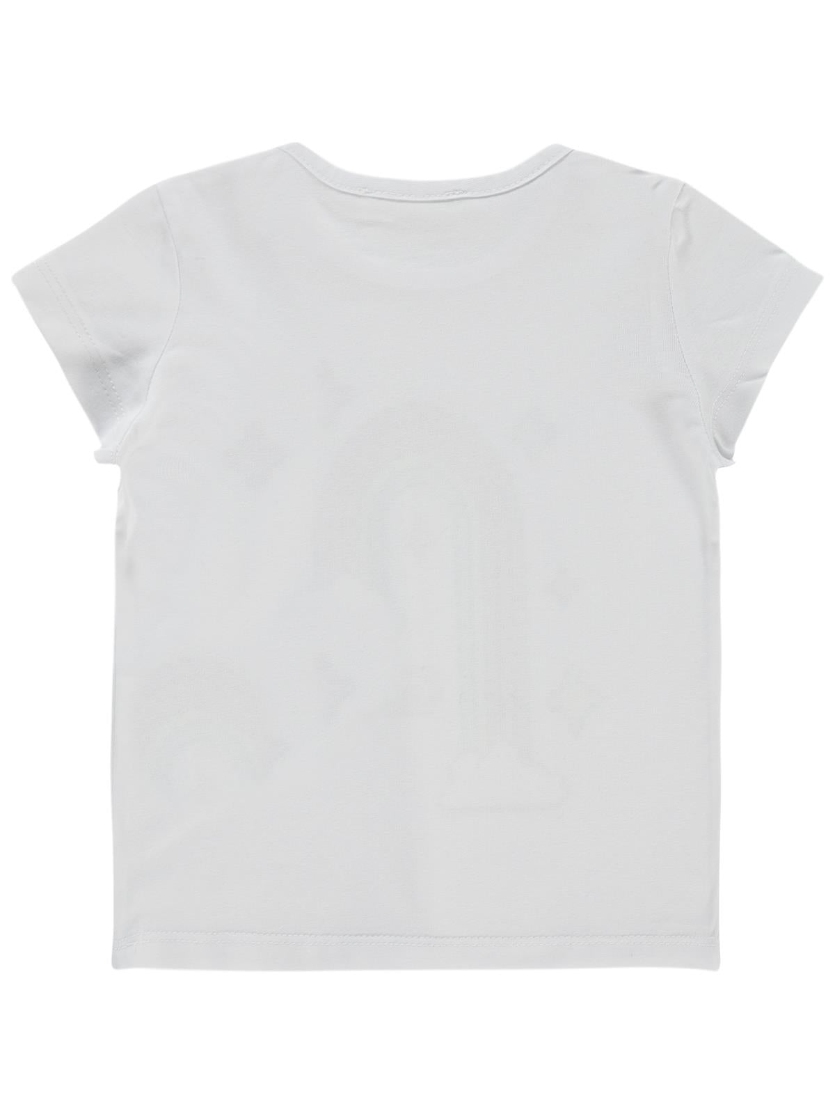 Civil Girls Game Pixcel Baskılı 2-5 Yaş Tişört - Beyaz