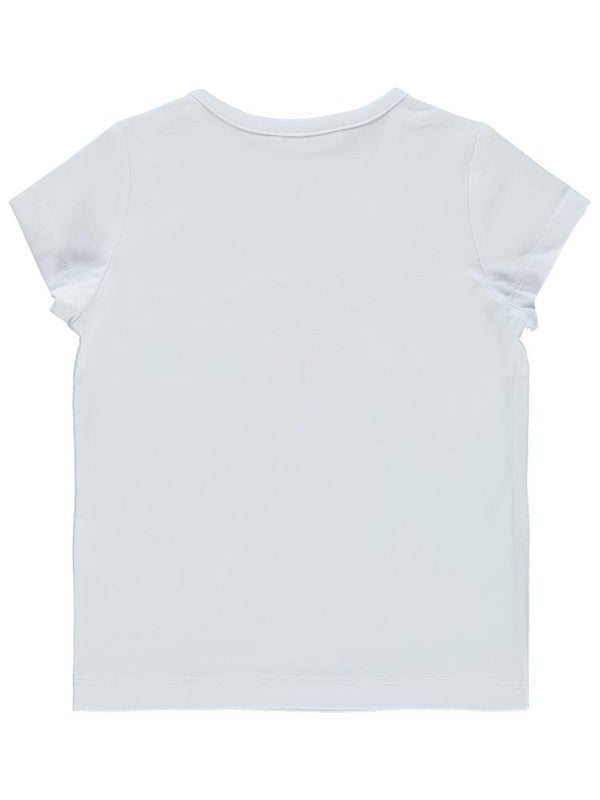 Civil Girls Good Vibes Baskılı 2-5 Yaş Tişört - Beyaz