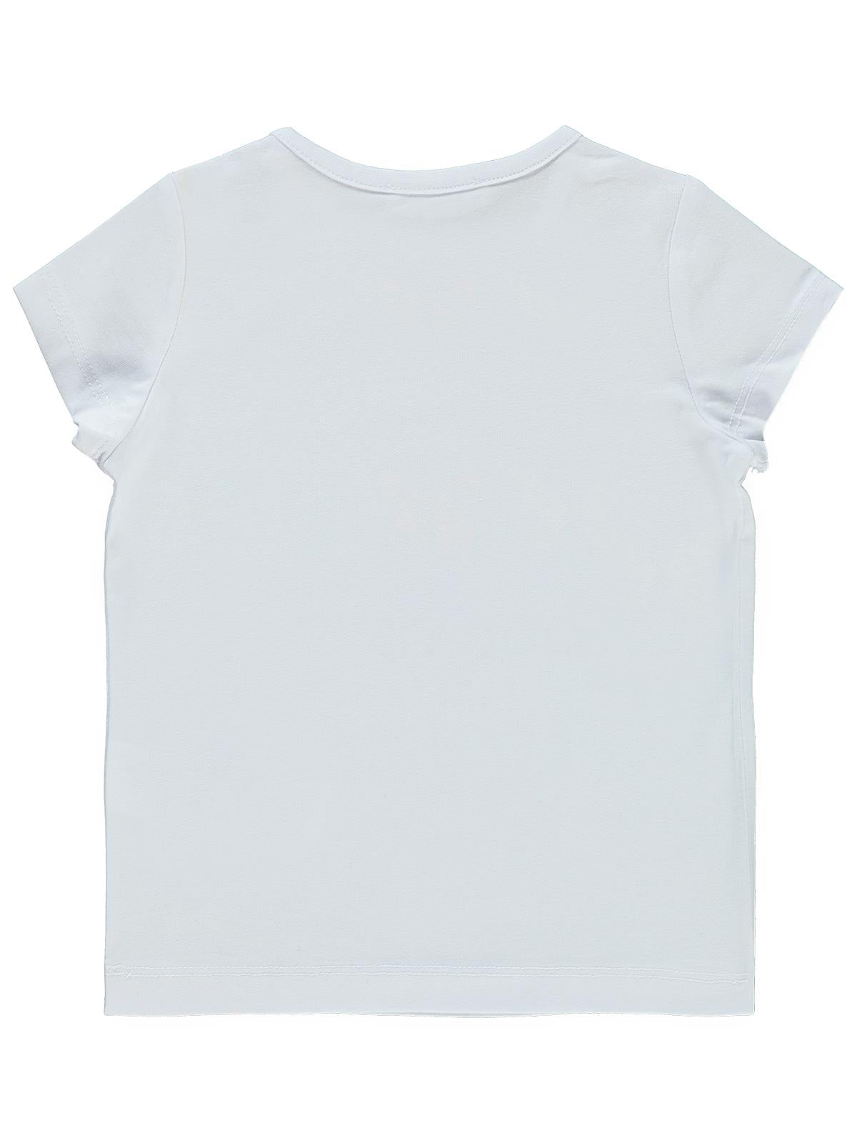 Civil Girls Good Vibes Baskılı 2-5 Yaş Tişört - Beyaz