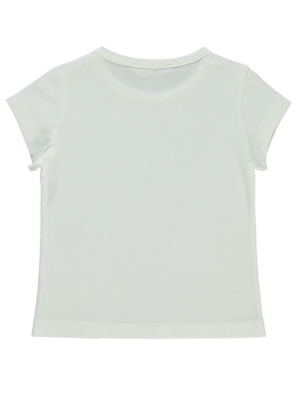 Civil Girls Basic 2-5 Yaş Tişört - Ekru