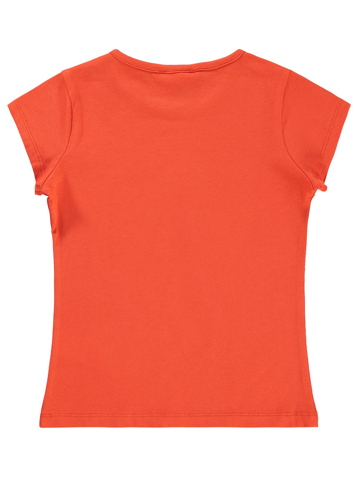 Civil Girls Basic 6-9 Yaş Tişört - Turuncu