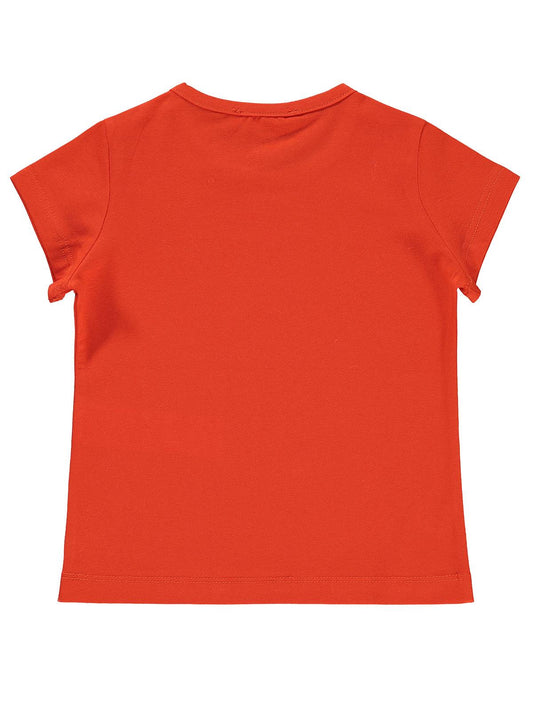 Civil Girls Basic 2-5 Yaş Tişört - Turuncu