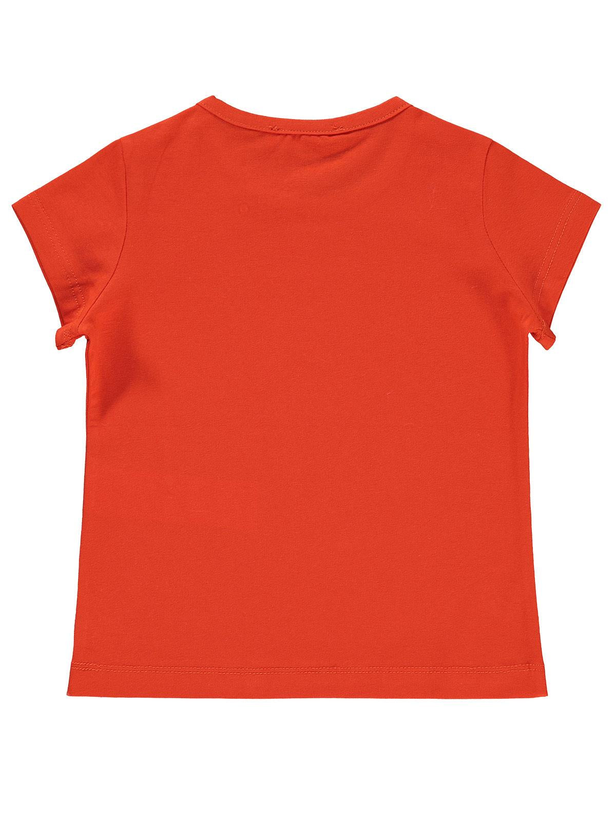 Civil Girls Basic 2-5 Yaş Tişört - Turuncu
