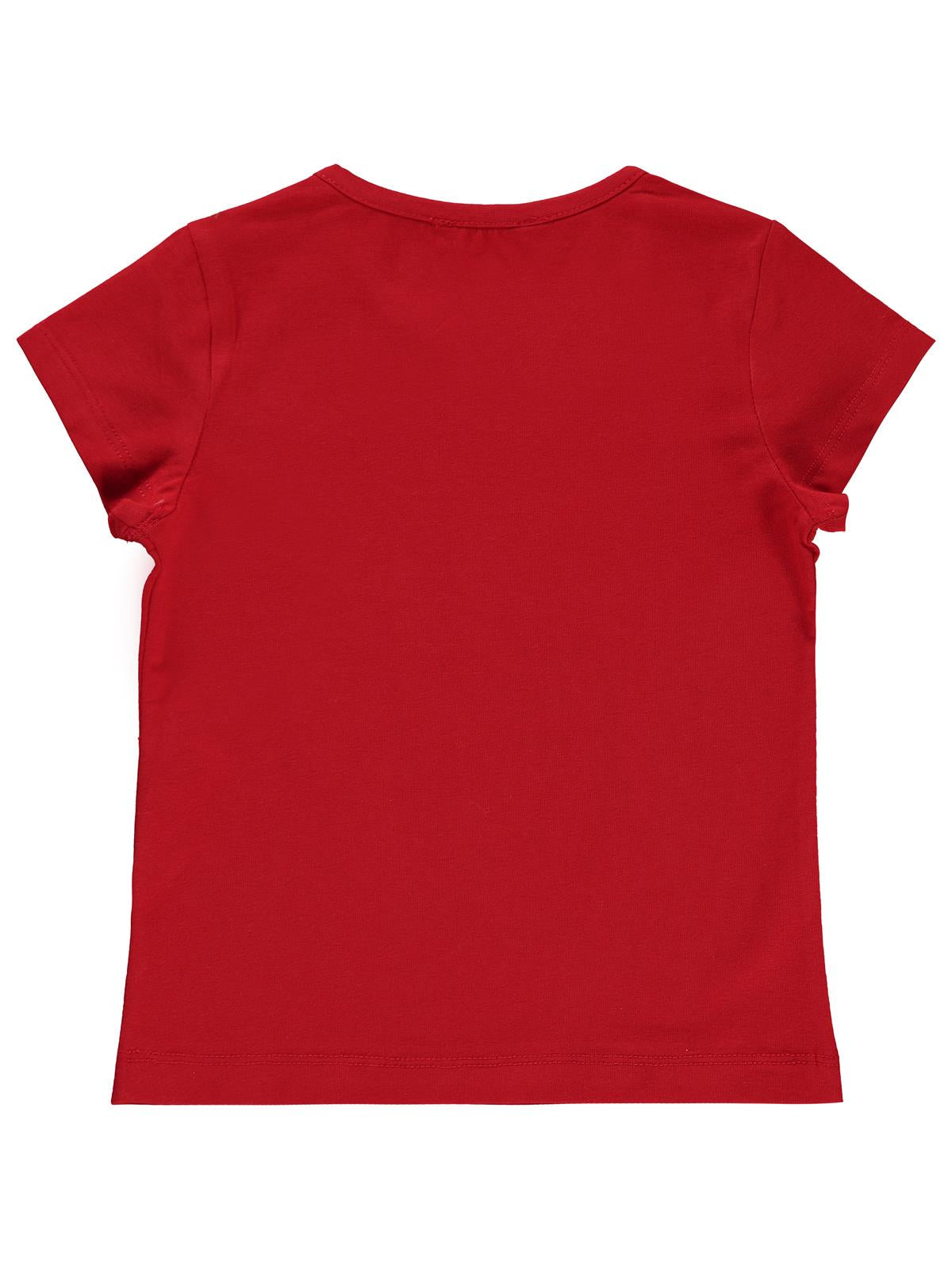 Civil Girls Basic 2-5 Yaş Tişört - Kırmızı