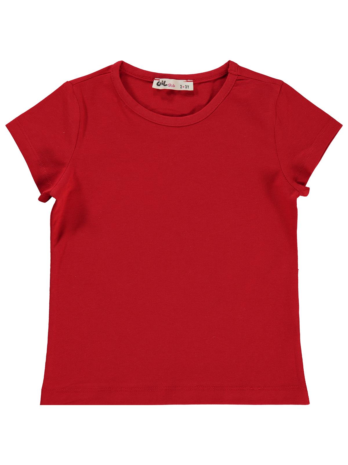 Civil Girls Basic 2-5 Yaş Tişört - Kırmızı