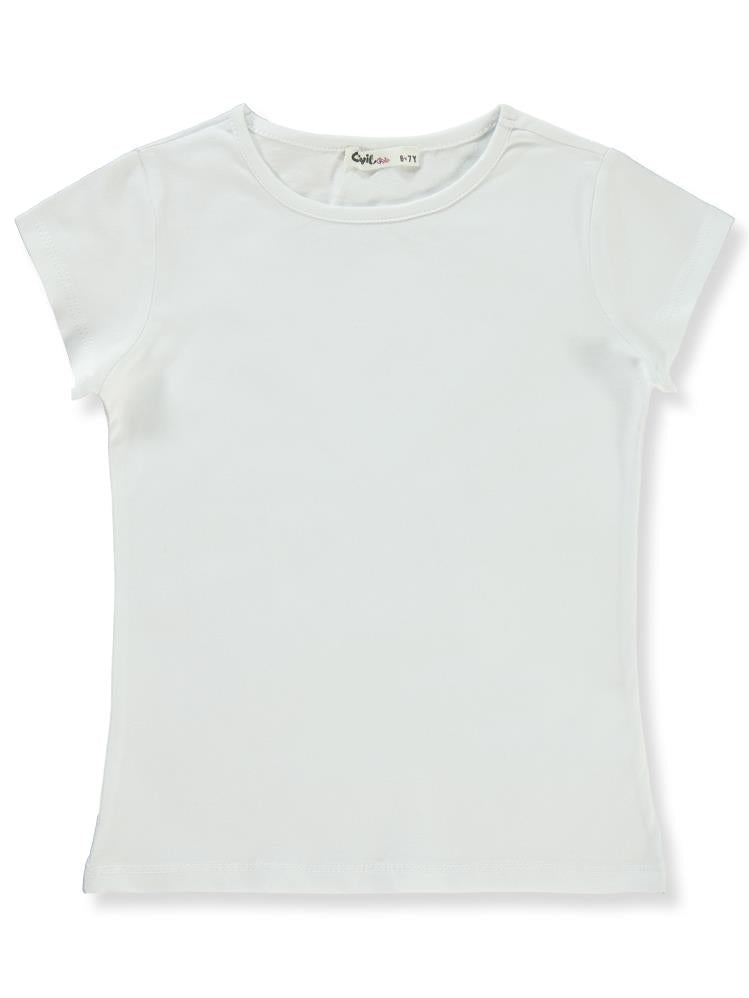Civil Girls Basic 10-13 Yaş Tişört - Ekru
