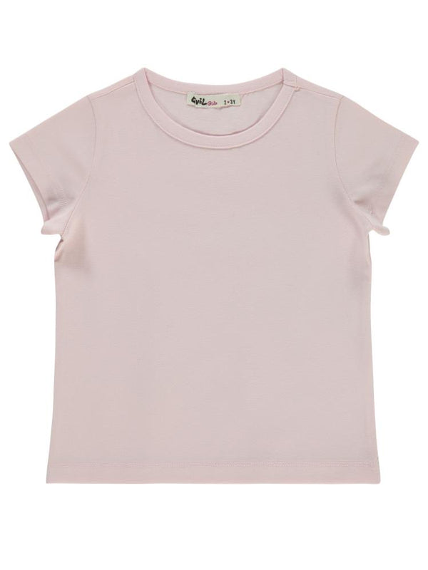 Civil Girls Basic 2-5 Yaş Tişört - Pembe
