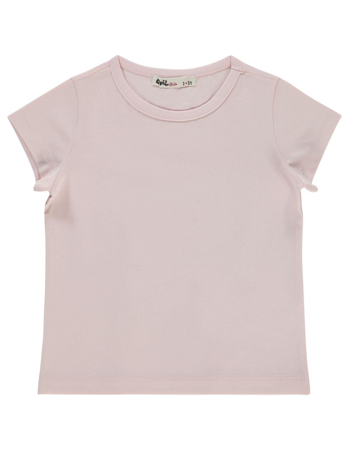 Civil Girls Basic 2-5 Yaş Tişört - Pembe