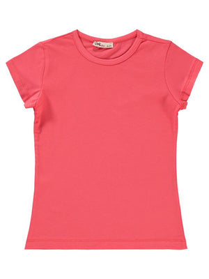 Civil Girls Basic 6-9 Yaş Tişört - Pembe