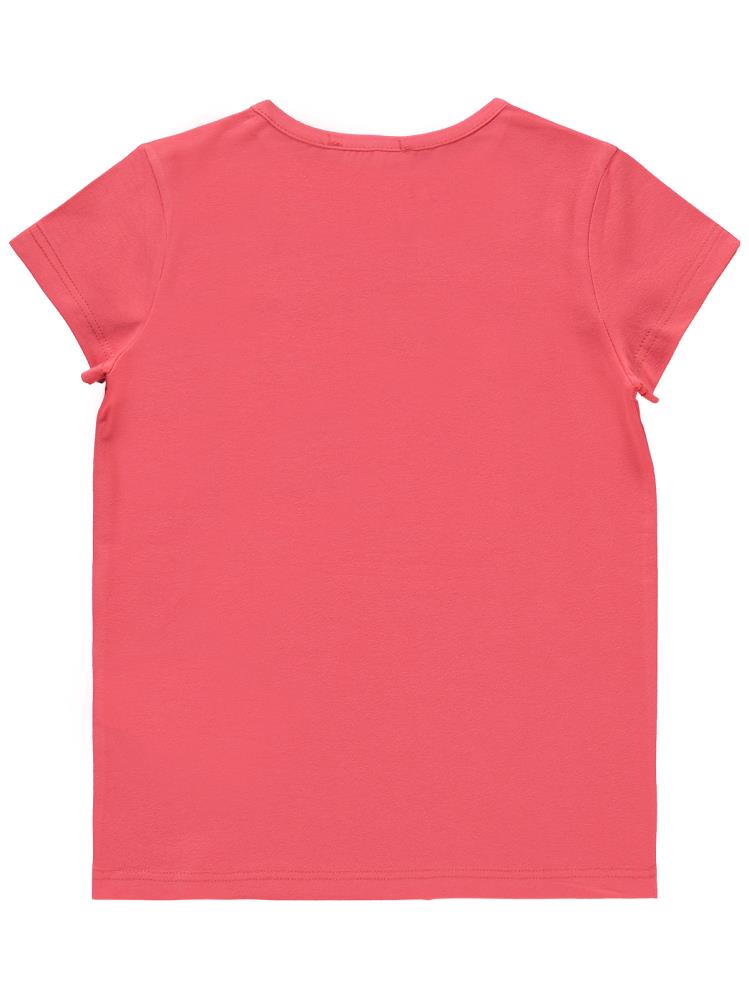 Civil Girls Pixcel Baskılı 6-9 Yaş Tişört - Pembe