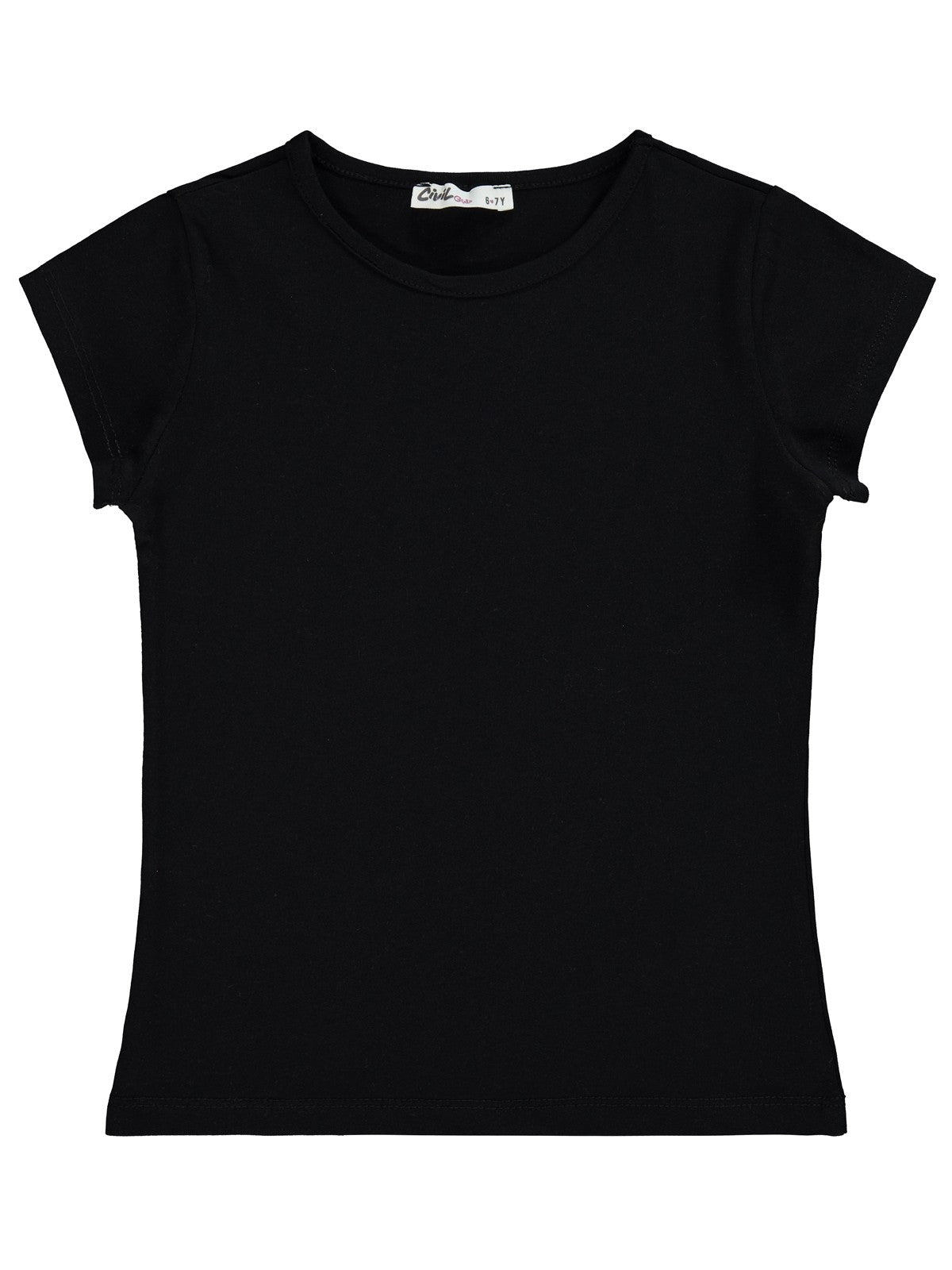 Civil Girls Basic 10-13 Yaş Tişört - Siyah
