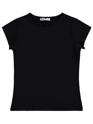 Civil Girls Basic 10-13 Yaş Tişört - Siyah