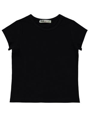 Civil Girls Basic 2-5 Yaş Tişört - Siyah