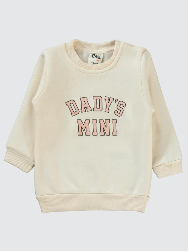 Civil Baby 2 Li Dadys Baskılı 6-18 Ay Takım - Pudra