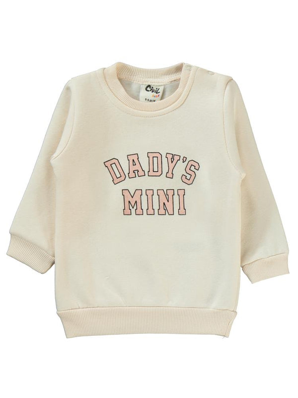 Civil Baby 2'li Dadys Baskılı 6-18 Ay Takım - Pudra