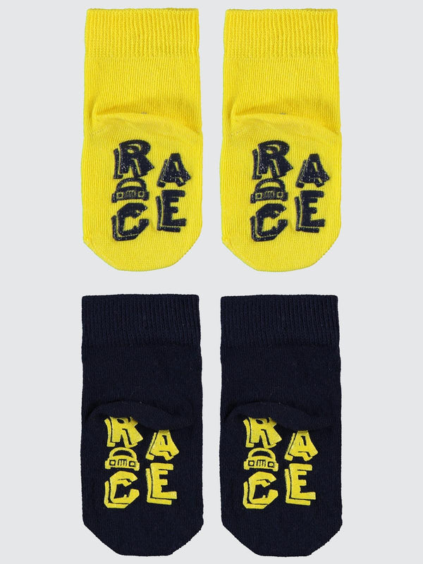 Civil Baby Race Abs Baskı 6-18 Ay 2'li Bebek Erkek Çorap