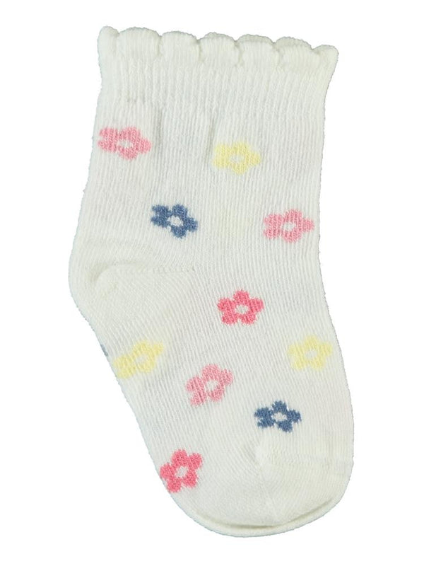 Civil Baby Çiçek Aksesuarlı 6-18 Ay 2'li Bebek Kız Çorap