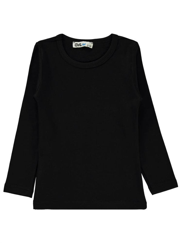 Civil Boys Termal 2-5 Yaş Sweatshirt - Siyah