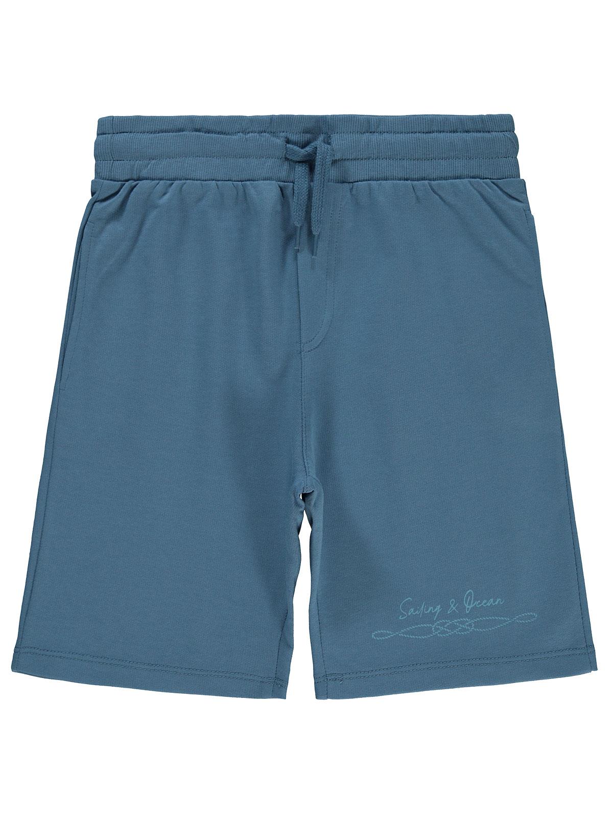 Civil Boys Sailing Baskılı 6-9 Yaş Kapri - Mavi