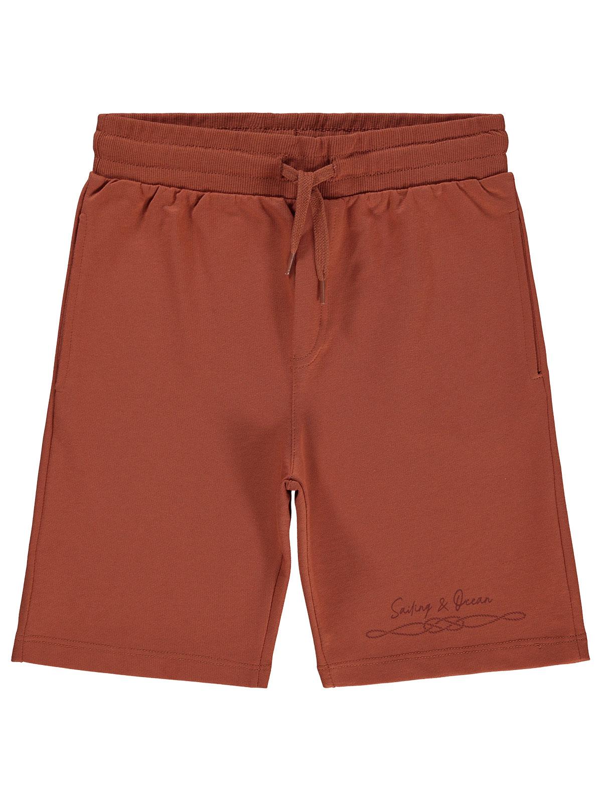 Civil Boys Sailing Baskılı 10-13 Yaş Kapri - Turuncu