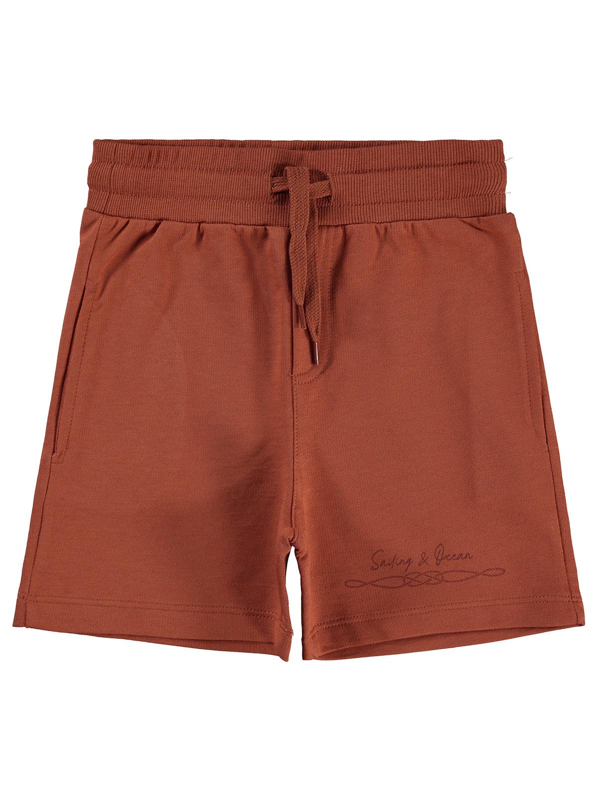 Civil Boys Sailing Baskılı 2-5 Yaş Kapri - Turuncu