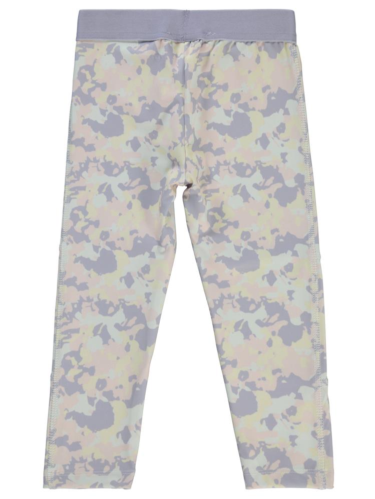 Civil Girls Kamuflaj Baskılı 2-5 Yaş Tayt - Lila