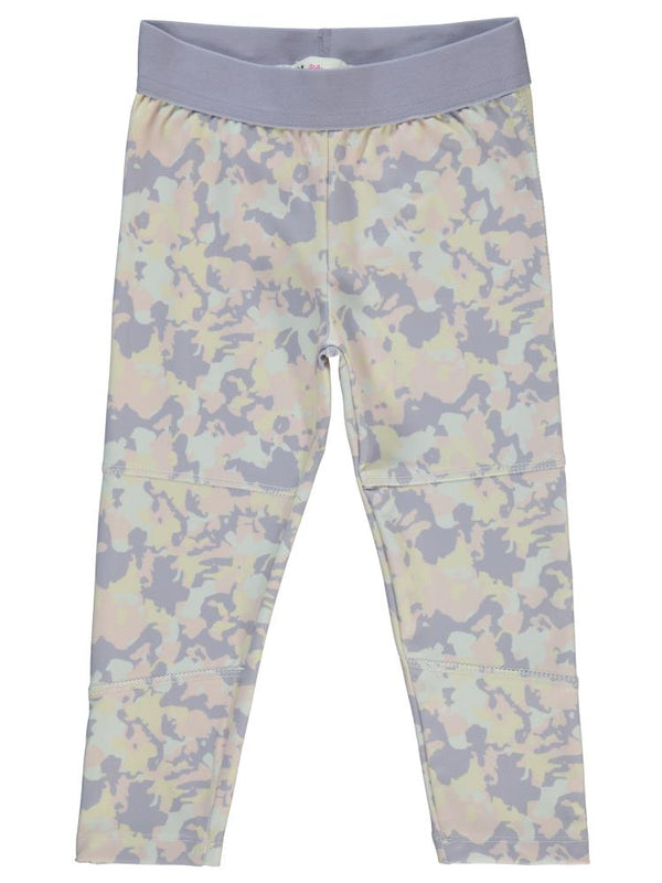 Civil Girls Kamuflaj Baskılı 2-5 Yaş Tayt - Lila
