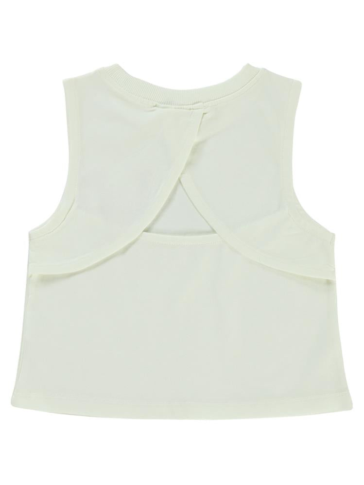 Civil Girls California Baskılı 2-5 Yaş Tişört - Ekru