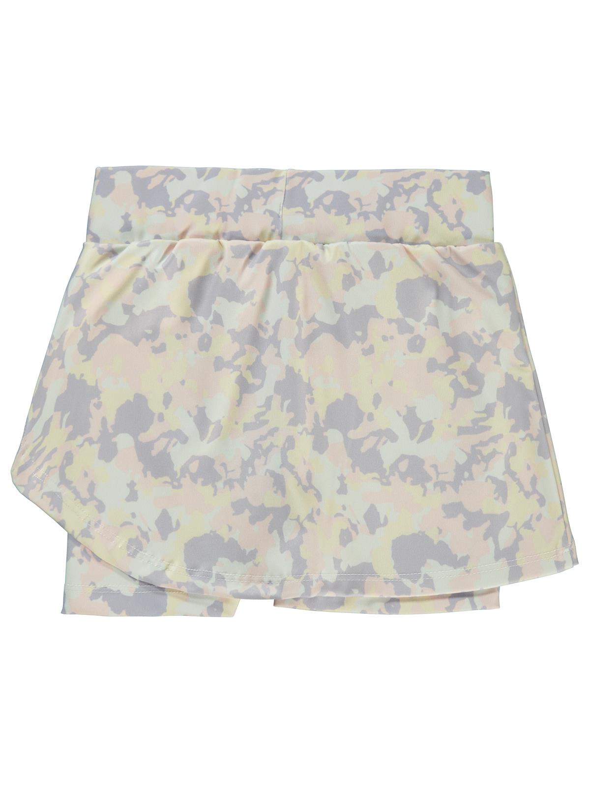 Civil Girls Kamuflaj Baskılı 2-5 Yaş Şort - Lila