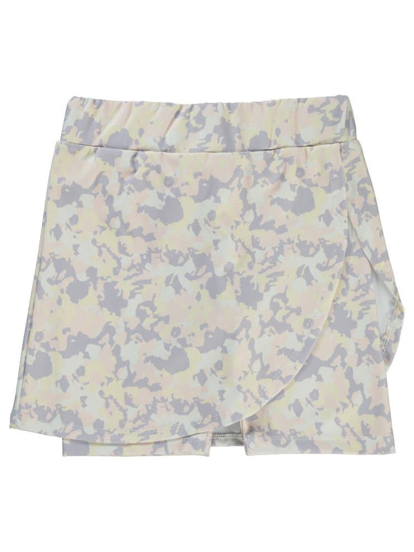 Civil Girls Kamuflaj Baskılı 6-9 Yaş Şort - Lila