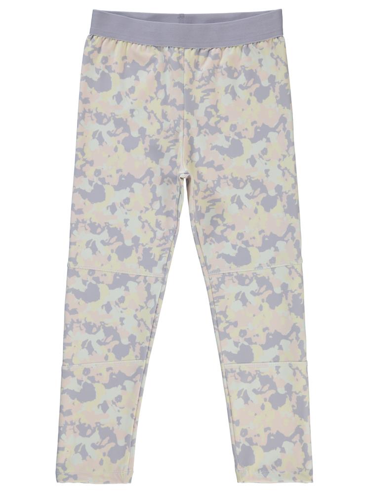 Civil Girls Kamuflaj Baskılı 10-13 Yaş Tayt - Lila