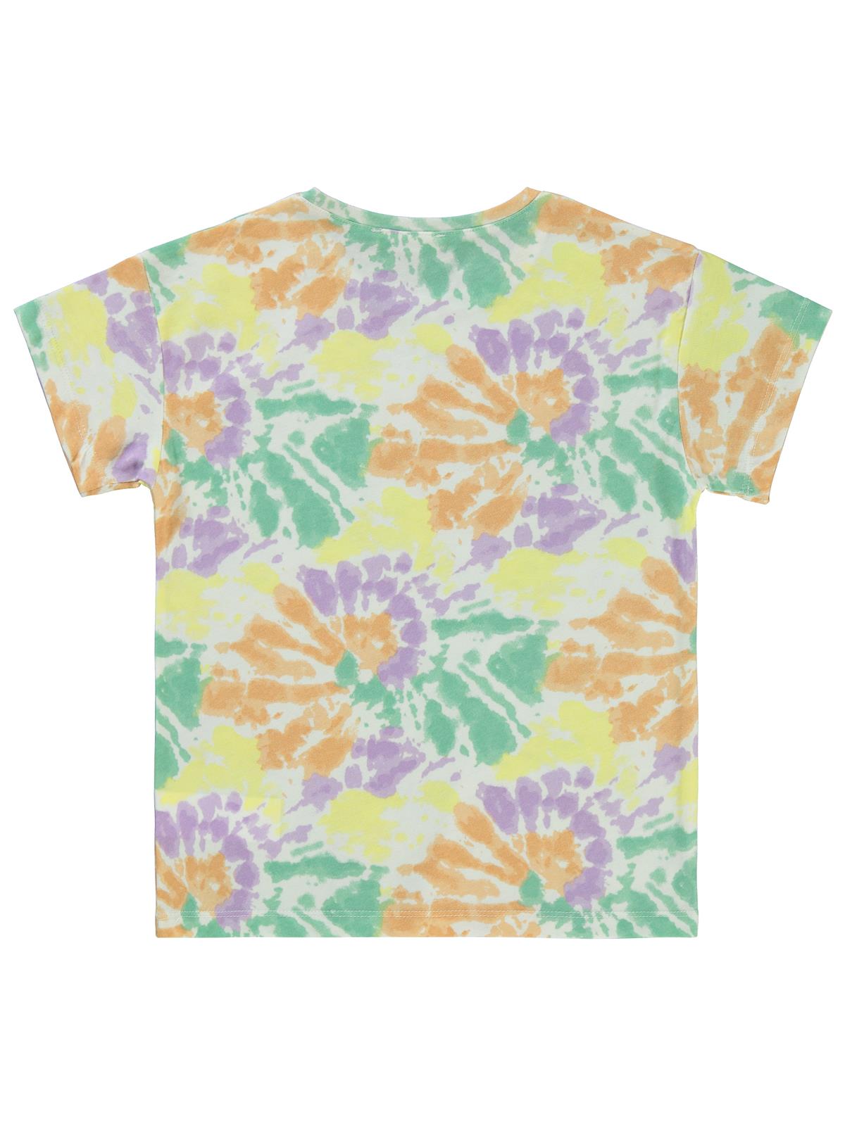 Civil Girls New York Baskılı 6-9 Yaş Tişört - Lila