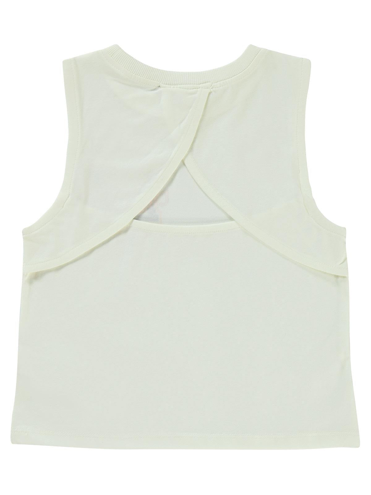 Civil Girls California Baskılı 6-9 Yaş Tişört - Ekru