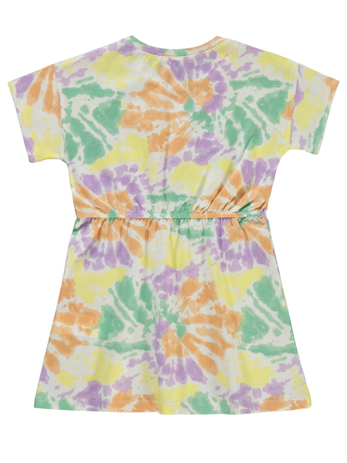 Civil Grils Tokyo Baskılı 2-5 Yaş Elbise - Lila