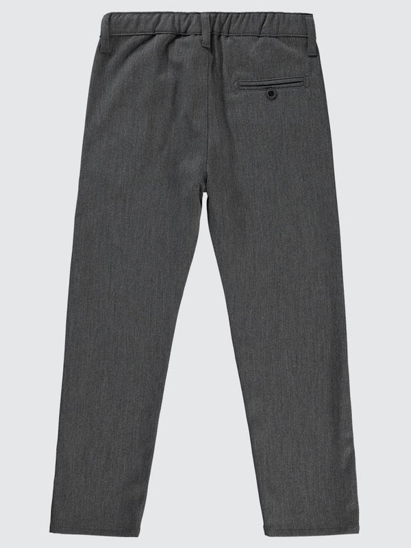 Civil Boys Likralı Belden Bağcıklı 5-9 Yaş Pantolon - Gri