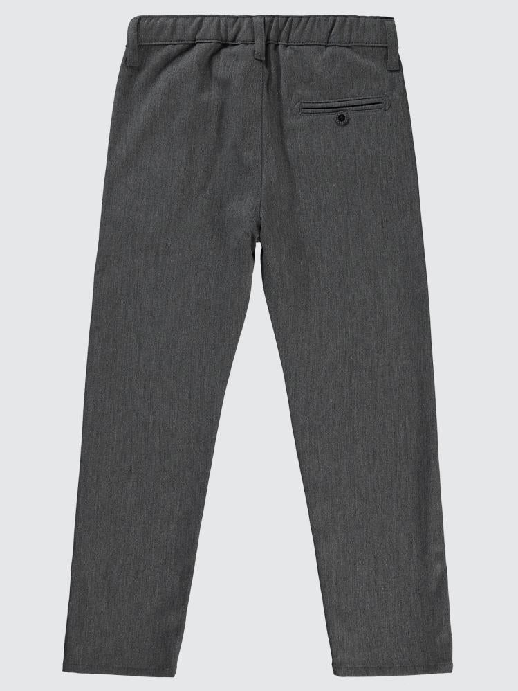 Civil Boys Likralı Belden Bağcıklı 5-9 Yaş Pantolon - Gri