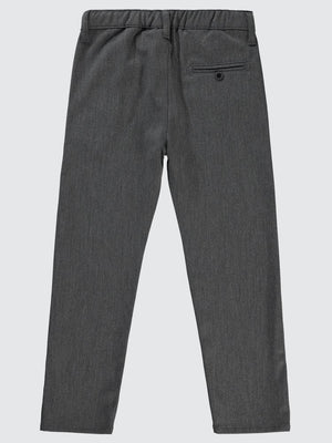 Civil Boys Likralı Belden Bağcıklı 5-9 Yaş Pantolon - Gri