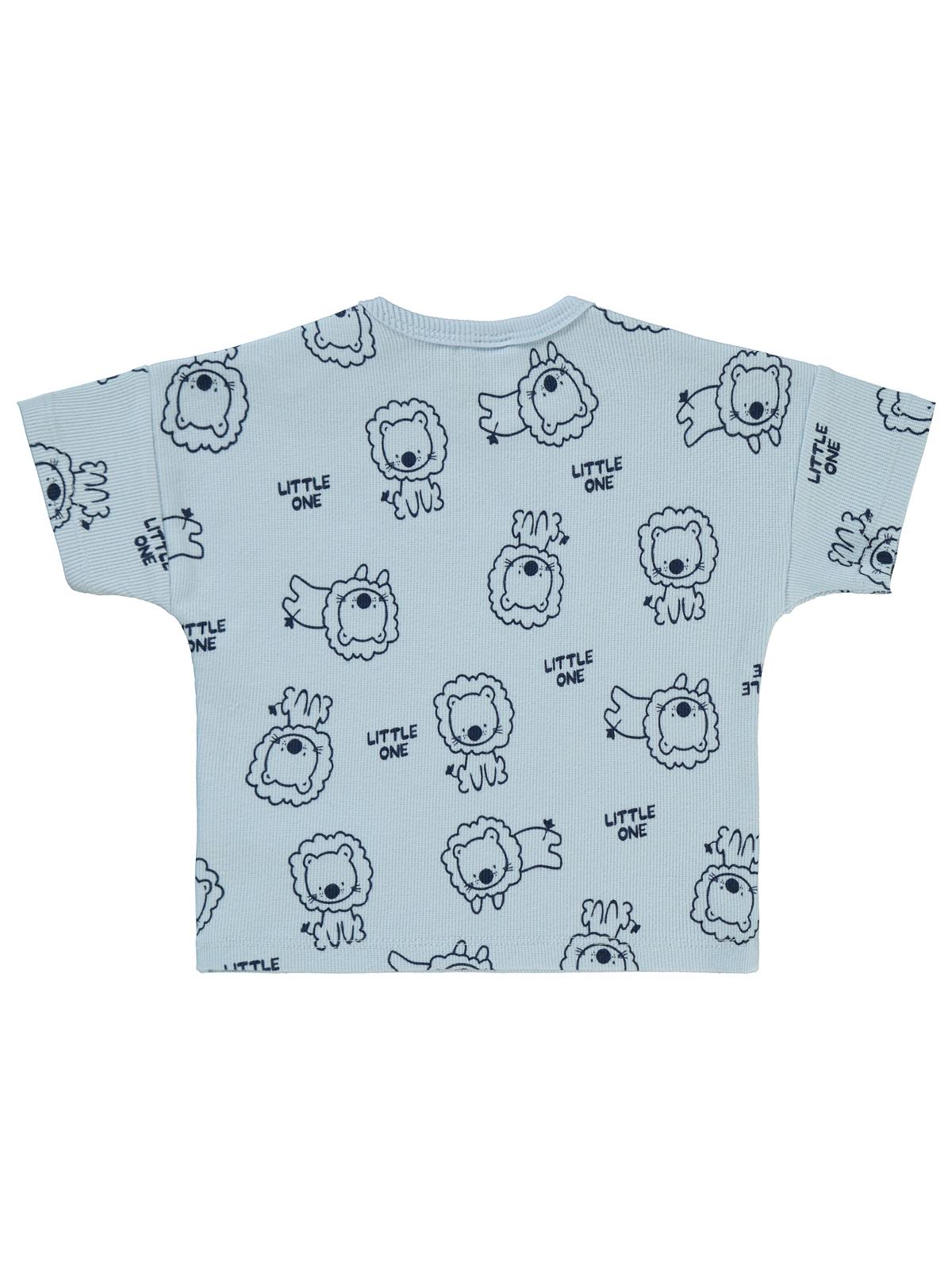 Civil Baby Aslan Empirmeli 6-18 Ay Tişört - Mavi